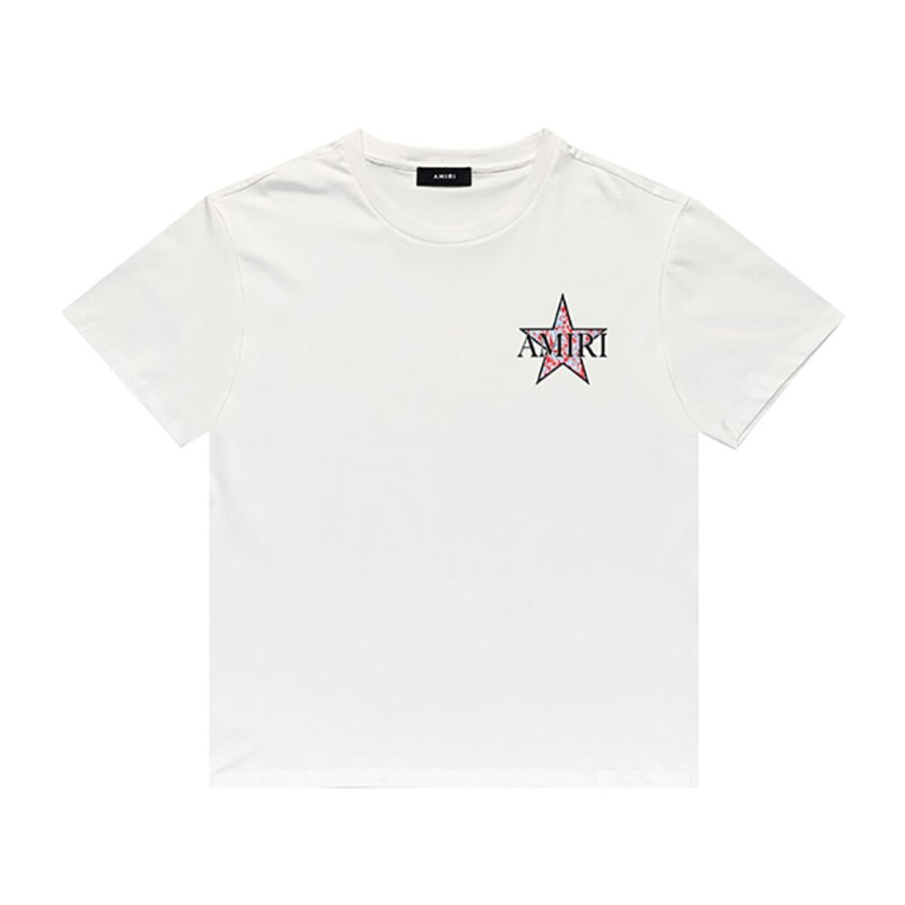 AMIRI Bandana Stars Tee White